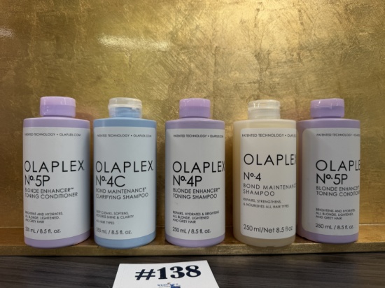 (5) OLAPLEX PROFESSIONAL HAIRCARE PRODUCTS