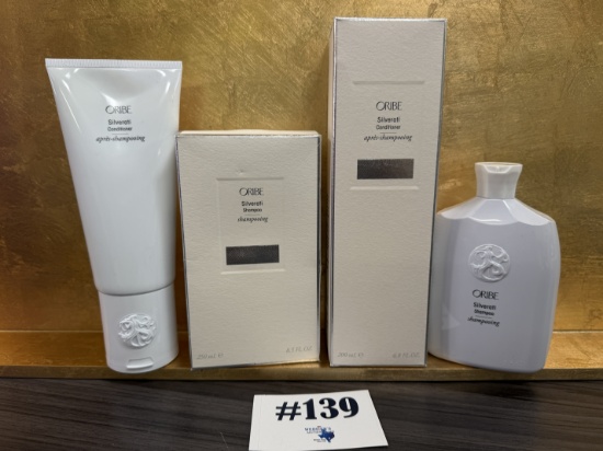 (4) ORIBE SILVERATI LUXURY HAIR CARE