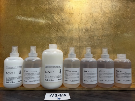 (7) PCS OF DAVINES LUXURY HAIRCARE