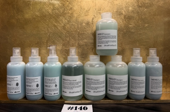 (9) DAVINES MELU & MINU HAIR CARE