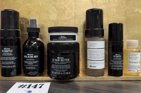 (7) PCS OF DAVINES HAIR CARE COLLECTION