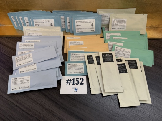 LARGE LOT OF DAVINES HAIR CARE PACKETS