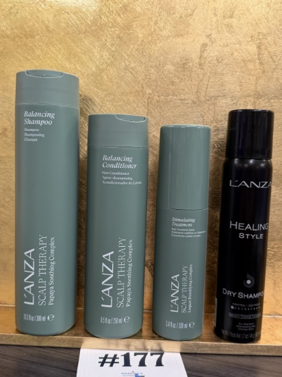 (4) L'ANZA HAIR CARE PRODUCTS