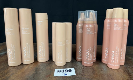 (12) L'ANZA VOLUME & CONDITIONING PRODUCTS