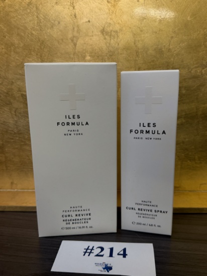 (2) ILES FORMULA CURL REVIVE & CURL REVIVE SPRAY