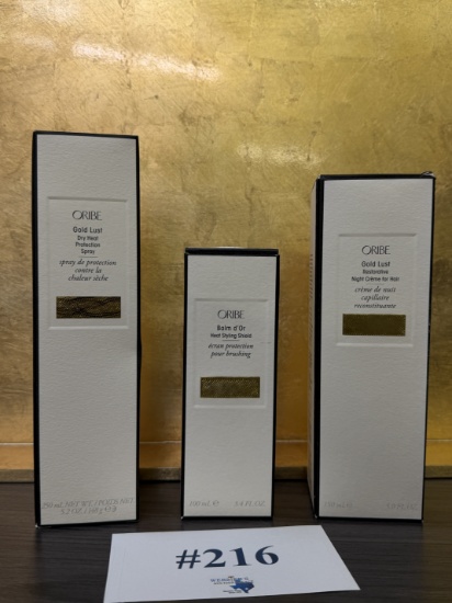 (3) ORIBE LUXURY HAIRCARE PRODUCTS