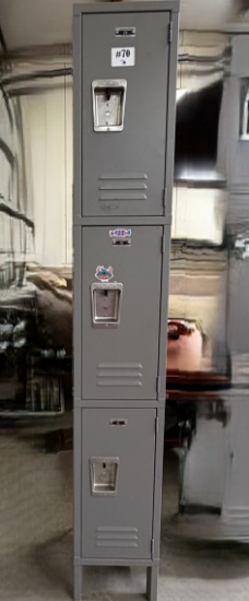 Jorgenson 3-Door Industrial Metal Combination Lockers