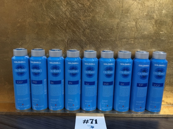 (9) Goldwell Colorance Color