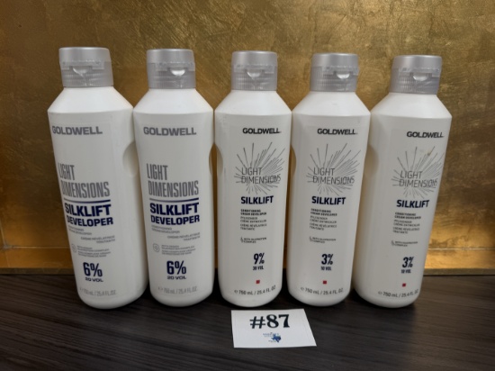 (5) GOLDWELL LIGHT DIMENSIONS SILKLIFT DEVELOPER