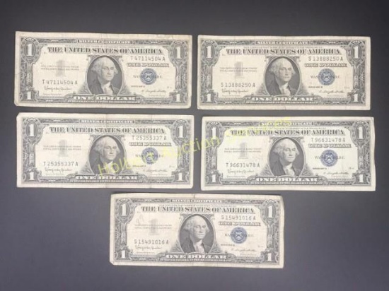 5 - Silver Certificates-Series 1957 B