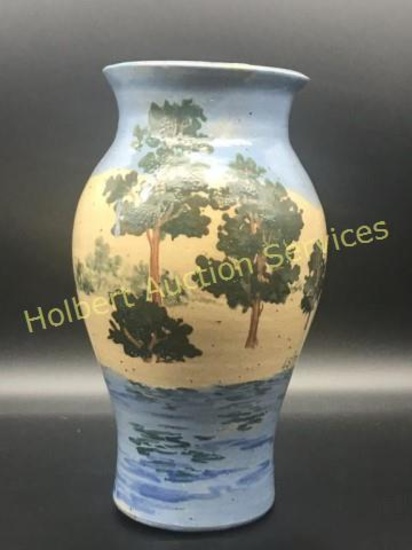 Rodney Leftwich Decorated Vase