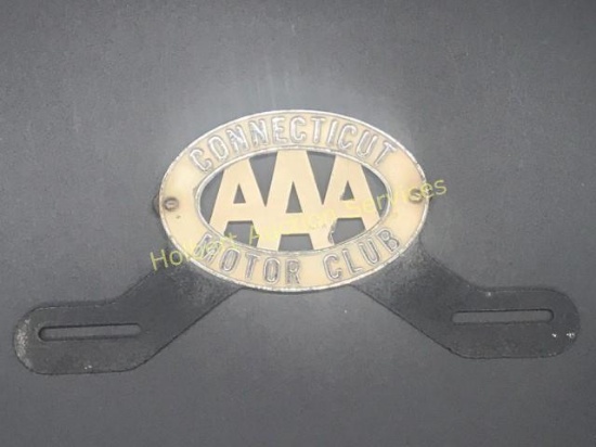 Connecticut AAA Vehicle Tag
