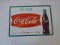 New Old Stock Ice Cold Coca-cola Advertising Sign