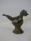 Pottery Chicken Signed & Dated By Chester Hewell