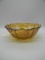 Yellow Carnival Glass Bowl