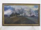 Signed Lee Wood Framed Oil On Canvas Farmhouse Sce