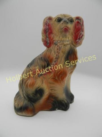 Staffordshire Spaniel Style Pottery Figurine