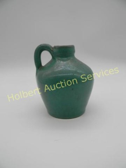Small Teal Contemporary Pottery Jug