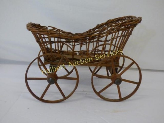 Antique Handmade Doll Carriage