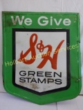 Large Vintage S&h Green Stamps Sign