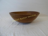 Large Round Wooden Dough Bowl