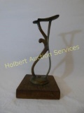 Vintage Brass Cobblers Shoe Rest.