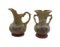 Hull Matte Magnolia Pattern Vases