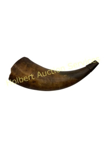 Cow Horn Powder Horn
