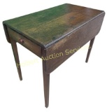 Early Small One-drawer Drop Leaf Table