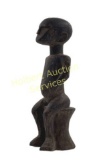 African Art - Man Sitting On Stool