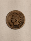 1870 Indian Head One Cent Coin