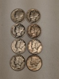 1926, 1935-1939 Mercury Dimes