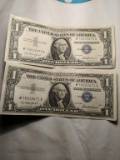 1957 US One Dollar Bills Consecutive #'s