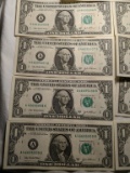 2003 US One Dollar Bills Consecutive #'s