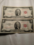 1953 US Two Dollar Bills