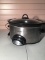 Six-Quart Black Crockpot