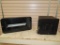 Steel lockboxes one has lock and key