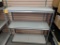 Taller metal three shelf storage racks