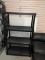 Four shelf plastic storage unit