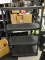 Four shelf plastic storage unit