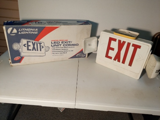 Exit signs