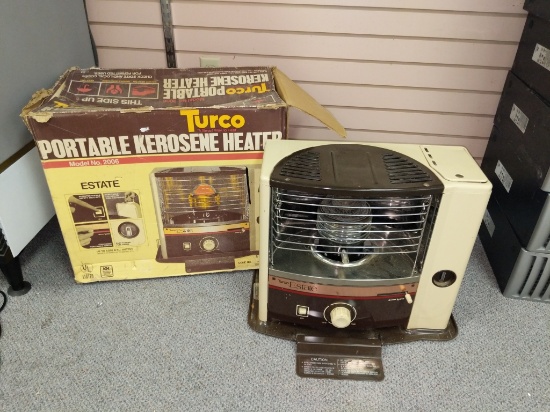 Turco portable kerosene heater  9500 BTU