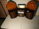 Mail boxes two have keys