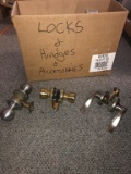 Locks, Hinges and accessories Some with keys