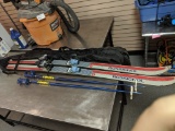 Snow skis and poles