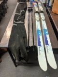Skis and poles