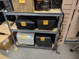 Metal three shelf storage rack Rack only