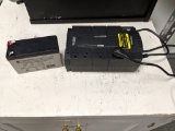 Cyberpower battery backup missing battery Battery not correct size, fits larger unit and good