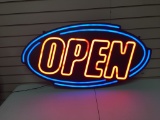 Flashing Open Sign