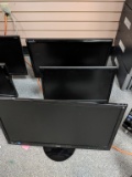 Lot of miscellaneous computer monitors